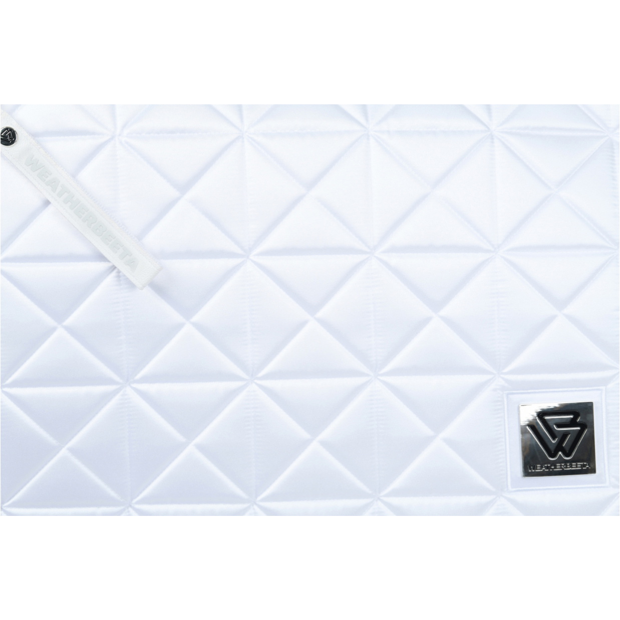 2026 WeatherBeeta Satin Luxe Air-Tec Dressage Saddle Pad 1030348 - White